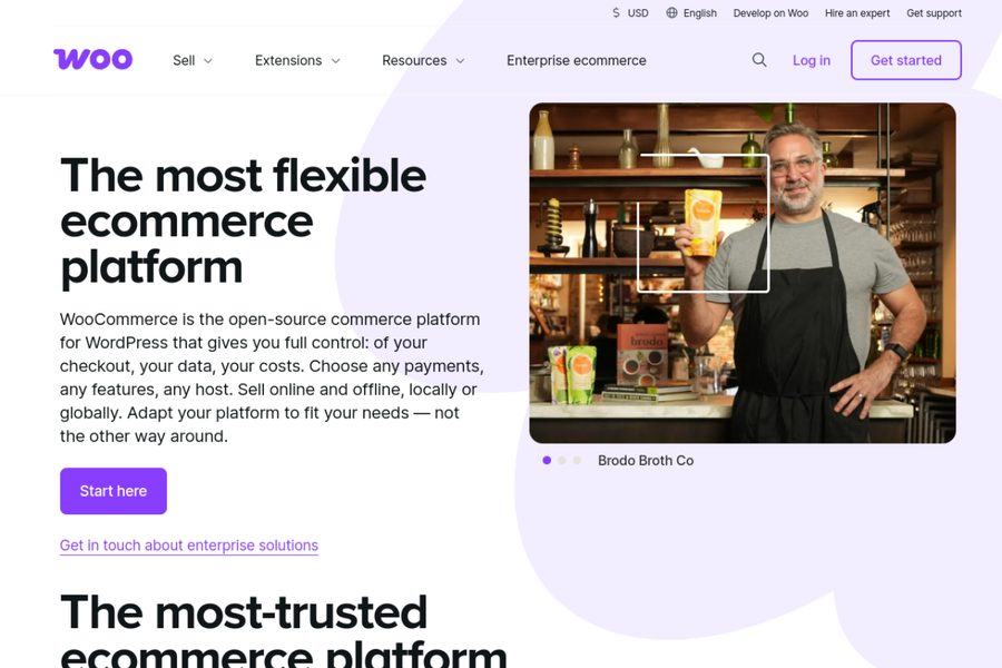 WooCommerce website screenshot